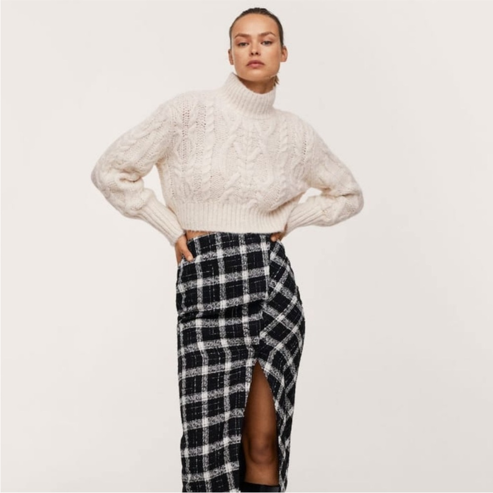 Mango Cropped Sweater